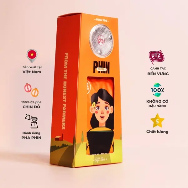 Hộp quà cà phê PHIN VIETNAM (PHIN VIETNAM coffee - gift box)