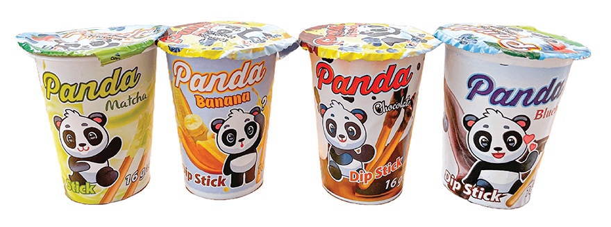 Bánh chấm kem Panda 