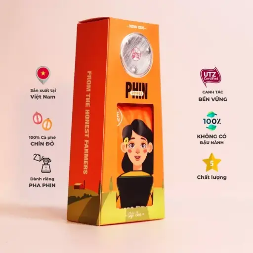 Hộp quà cà phê PHIN VIETNAM (PHIN VIETNAM coffee - gift box)