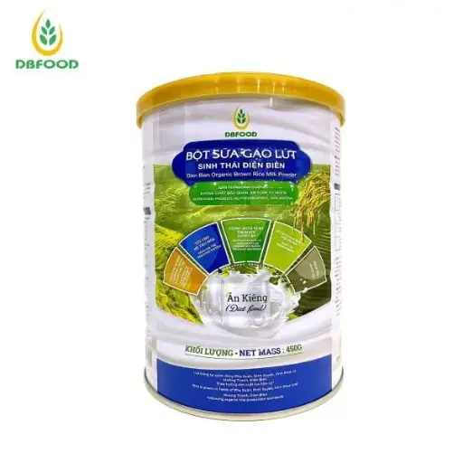 Bột sữa gạo lứt hữu cơ - ăn kiêng 