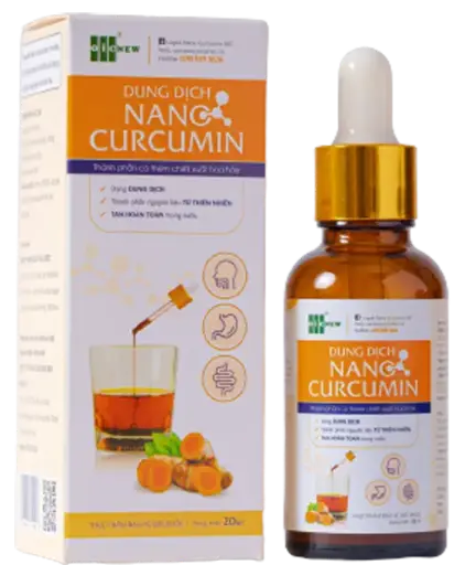 Thực phẩm bảo vệ sức khỏe DUNG DỊCH NANO CURCUMIN( 20 ml)