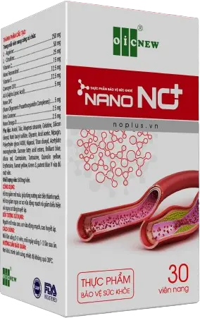 Thực phẩm bảo vệ sức khỏe NANO NO+	