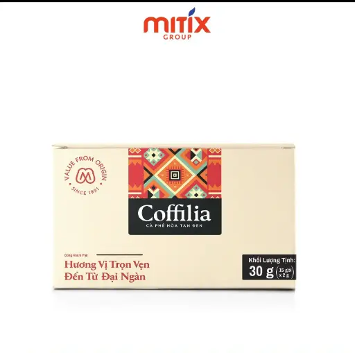 Cà phê hòa tan đen Coffilia