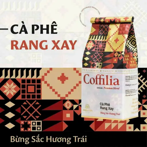 Cà phê Rang xay Coffilia "Bừng sắc hương trái" (250gr/gói)