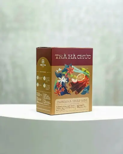 Trà Hà Chúc Cascara Thảo Mộc 50g/hộp (5 gói x 10gr)