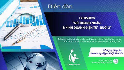 Talk show "Nữ Doanh Nhân & Kinh Doanh Điện Tử"